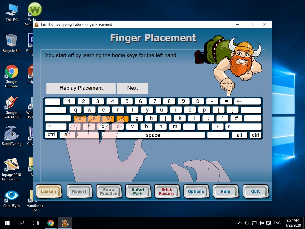 ten thumbs typing tutor ten thumbs typing tutor