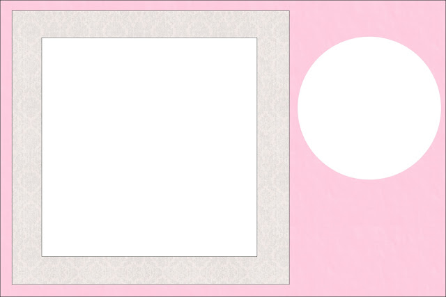 Pink, Lilac and Grey: Free Printable Invitations. Pink, Lilac and Grey Free Printable Invitations, Labels or Cards.