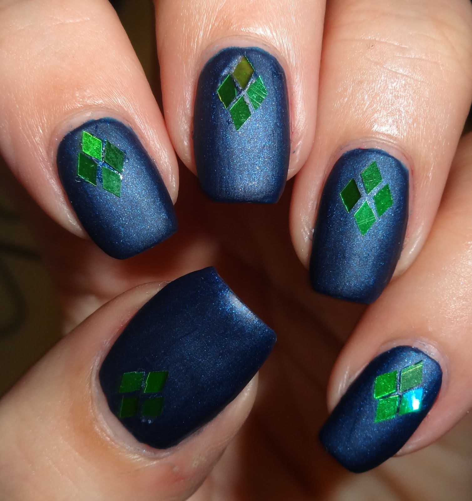 Wendy's Delights Green Rhombus Glitter from Charlies Nail Art