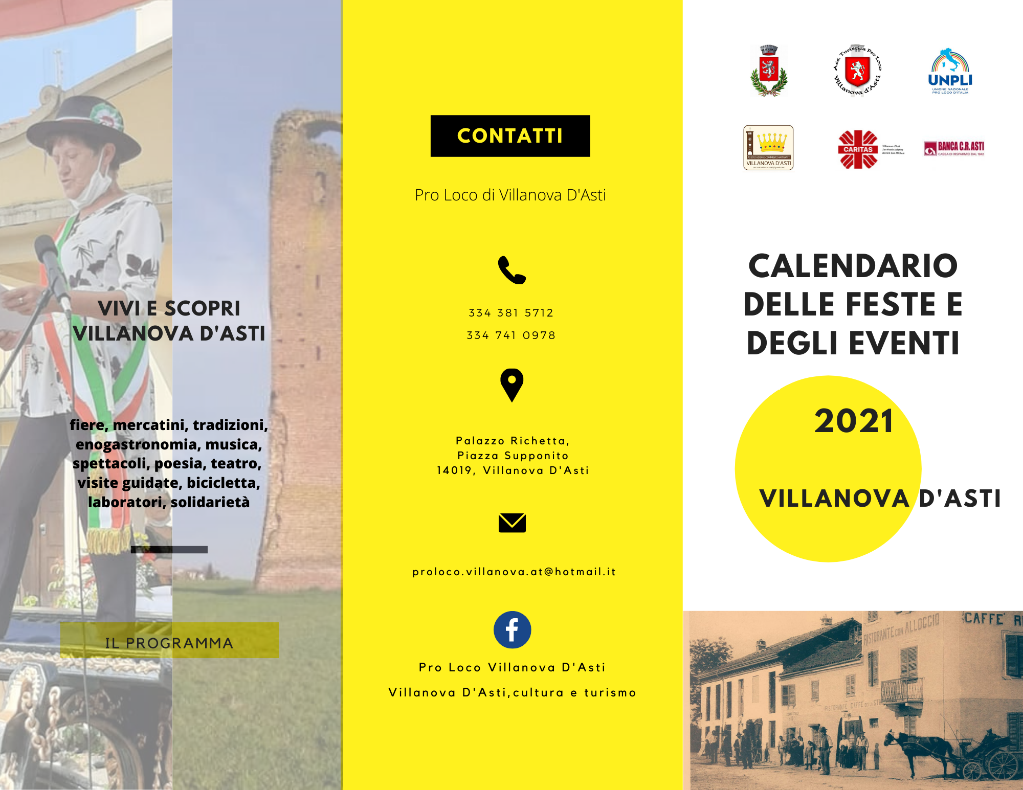 Villanova d'Asti, cultura e turismo CALENDARIO DELLE FESTE E DEGLI