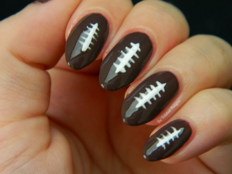 The Polished Platypus: Football Season Nails