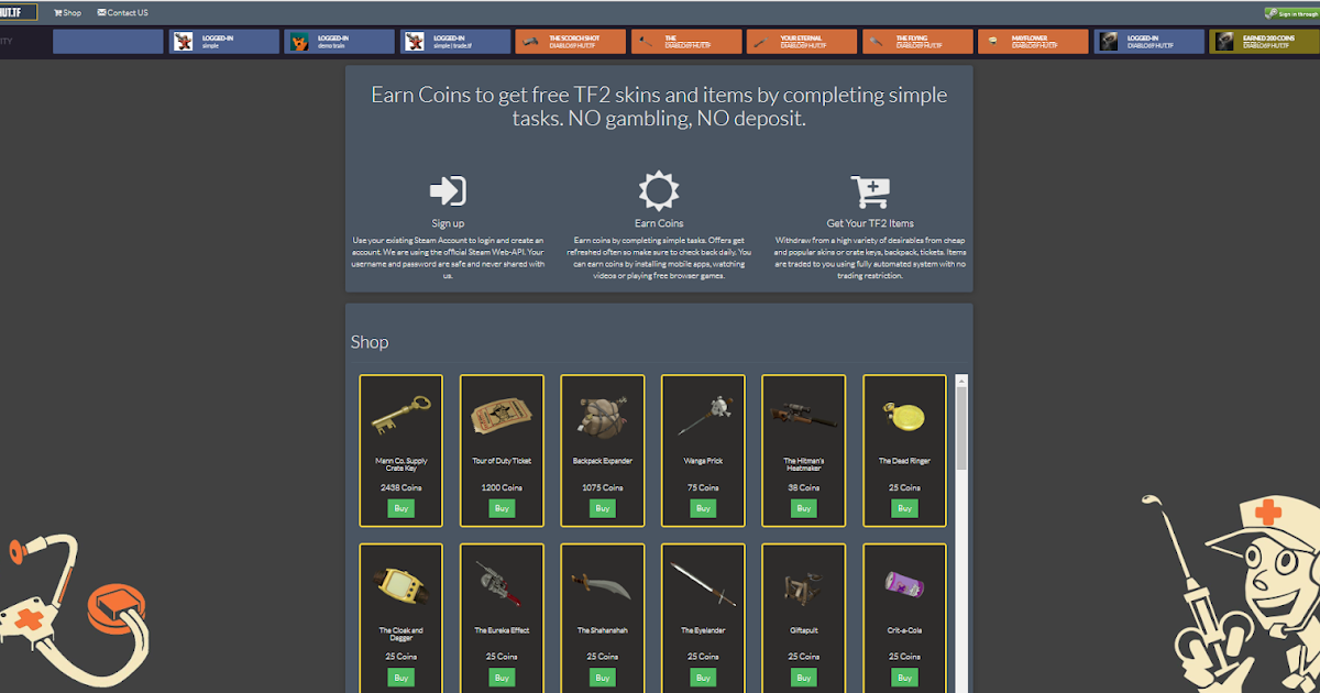 How to get Free TF2 Items and Skins