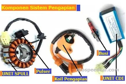 Komponen Sistem Pengapian Sepeda Motor Beserta Fungsinya Masing-Masing Yang Wajib Di Ketahui