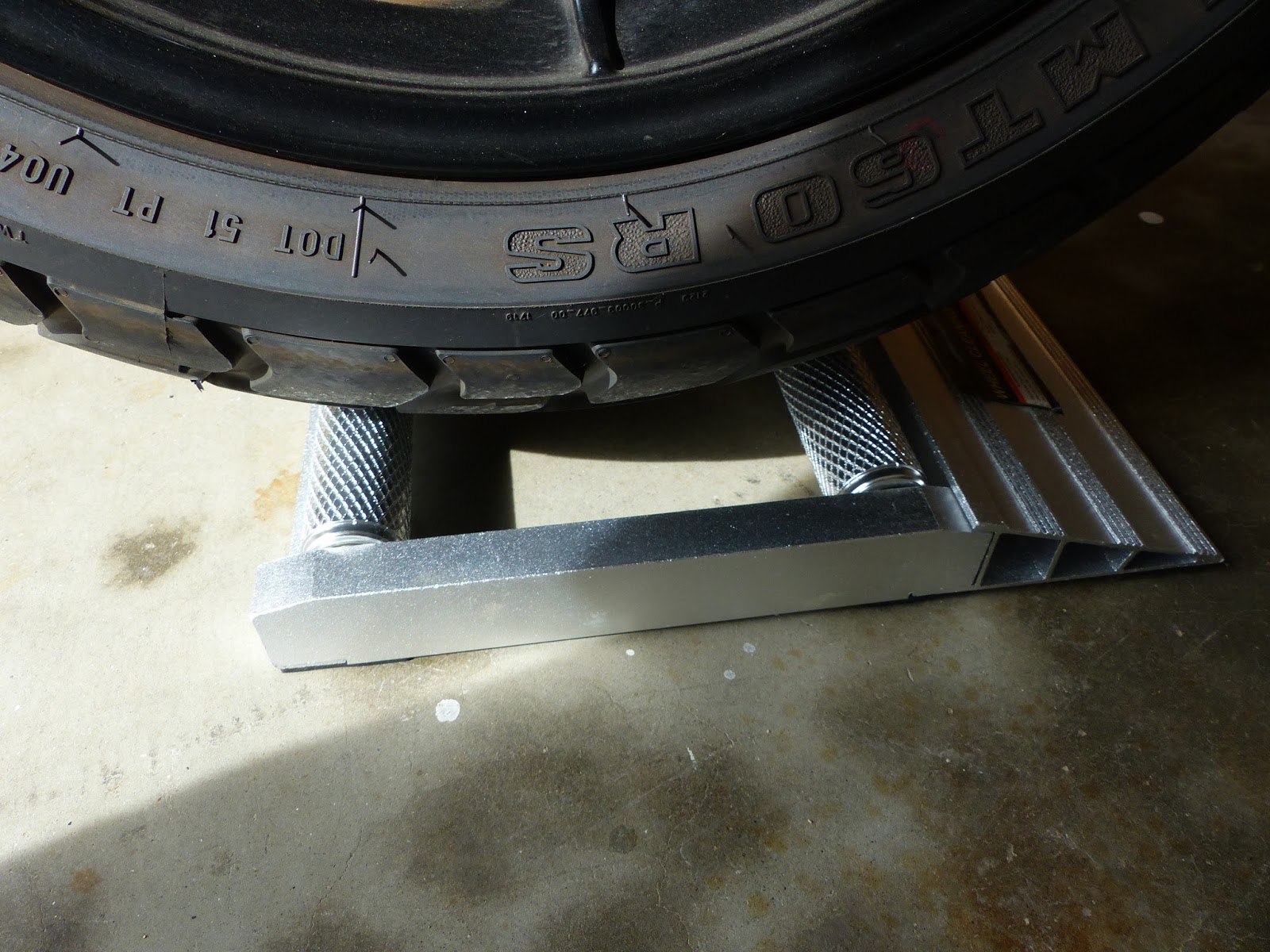 OldMotoDude Harbor Freight Motorcycle Wheel Cleaning Stand