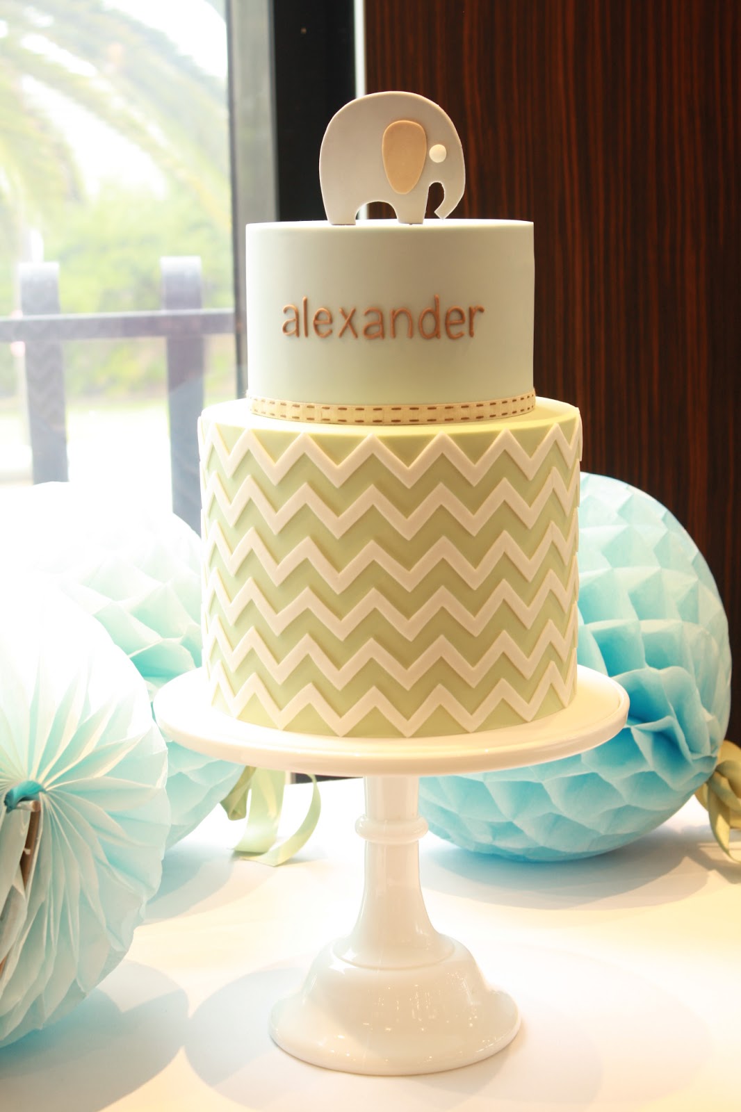 alexander s christening cake a custom designed cake made to match his ...