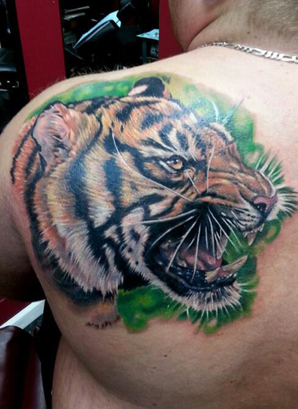 +45 Great Tiger Tattoo Inspiration - Model Rambut