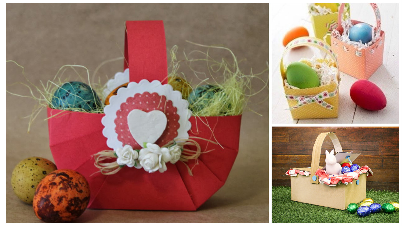 Aprende cómo hacer canastitas para los huevos de pascua