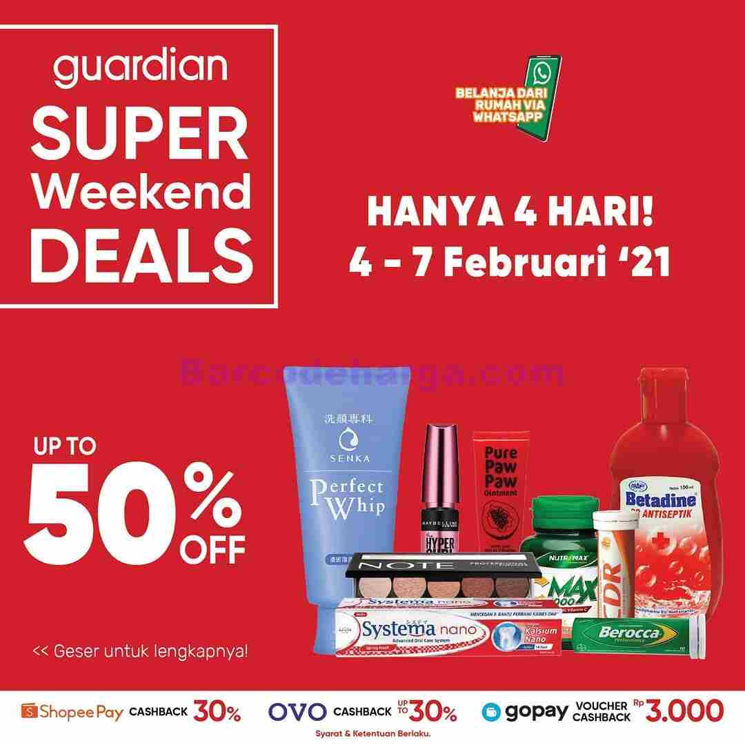 Katalog Promo Guardian Akhir Pekan 11 14 Februari 2021 Barcodeharga Harga Promo Alfamart Indomaret Giant Hypermart Superindo Lottemart Carrefour
