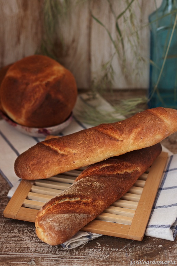 Pan a la mostaza de miel y parmesano