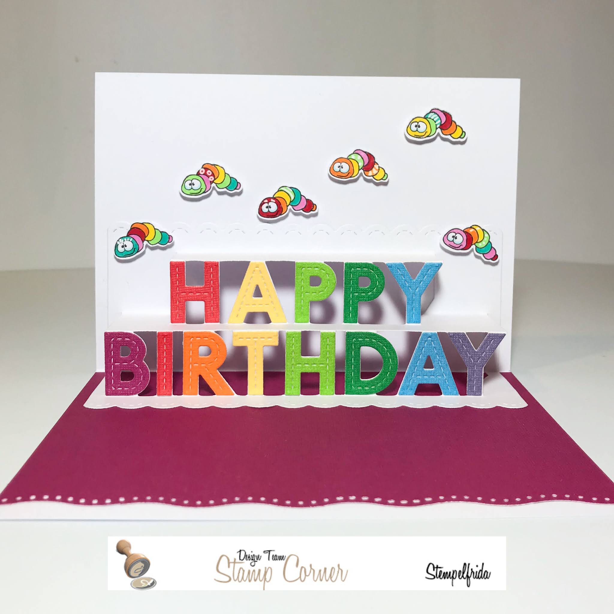 stempelfrida: Die Würmer sind los