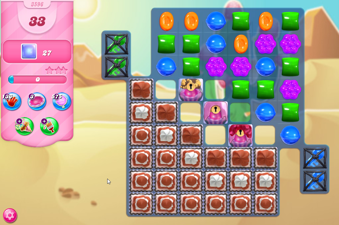 Candy Crush Saga level 3596 Candy Crush Saga level 3596