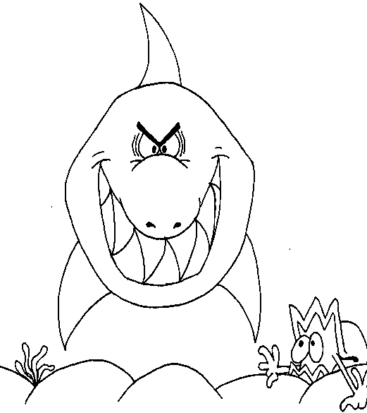 Dibujos De Tiburones Para Colorear Dibujos Net