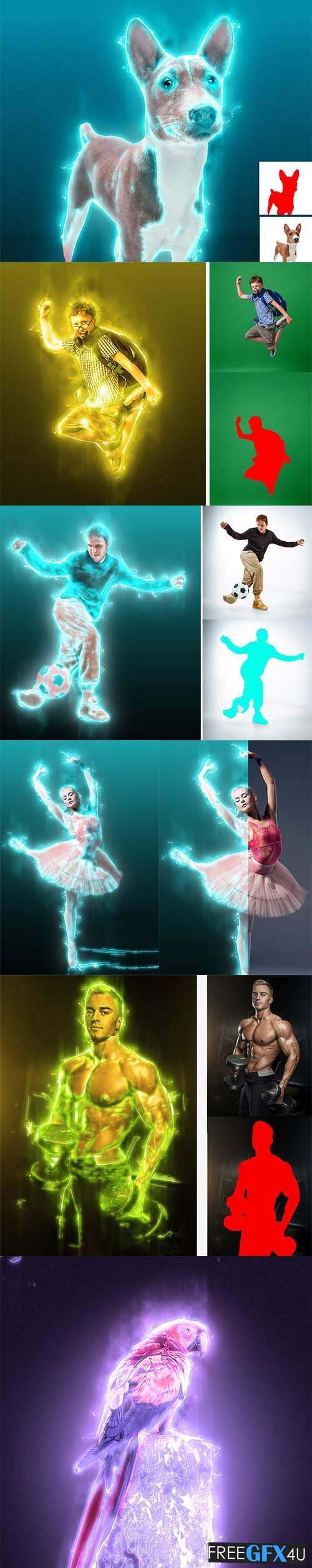 Light Effects Photoshop Action
