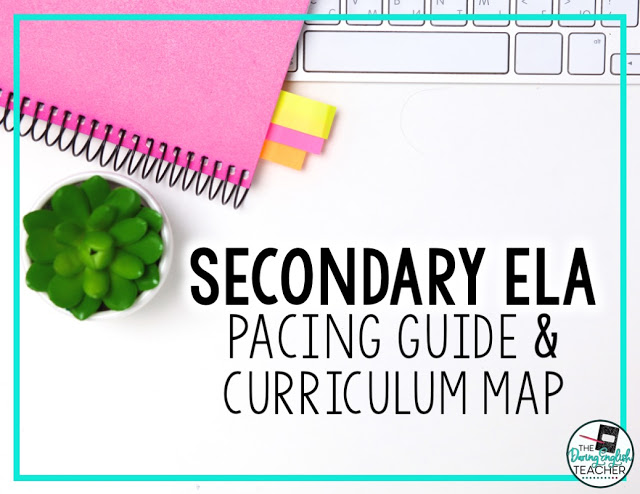 7th Grade Ela Curriculum Map Secondary Ela Pacing Guide And Curriculum Map | The Daring English Teacher