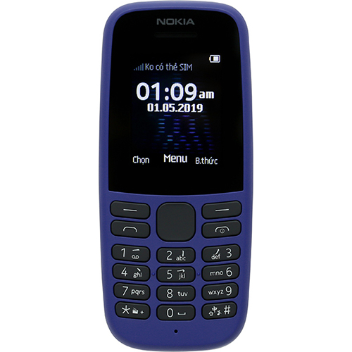 Điện thoại Nokia 105 TA -1203 SSVN Blue