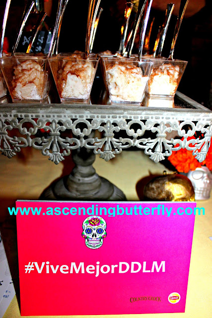 Dia De Los Muertos Sweets Bar Arroz Con Leche sponsored by Country Crock and Lipton at We All Grow Summit speaks at #WeAllGrowNYC 2015 #ViveMejorDDLM