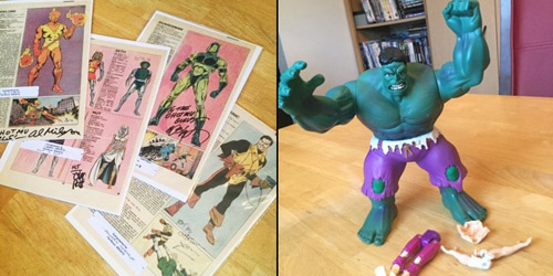 Banner fell to pieces