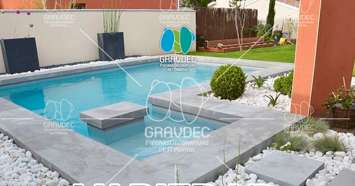 Gravdec Piedras Decorativas De Mármol: Piedras para jardín