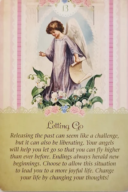 Letting Go - Guardian Angel Tarot