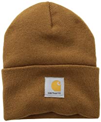 Carhartt Men's Acrylic Watch Hat A18, Brown, One Size