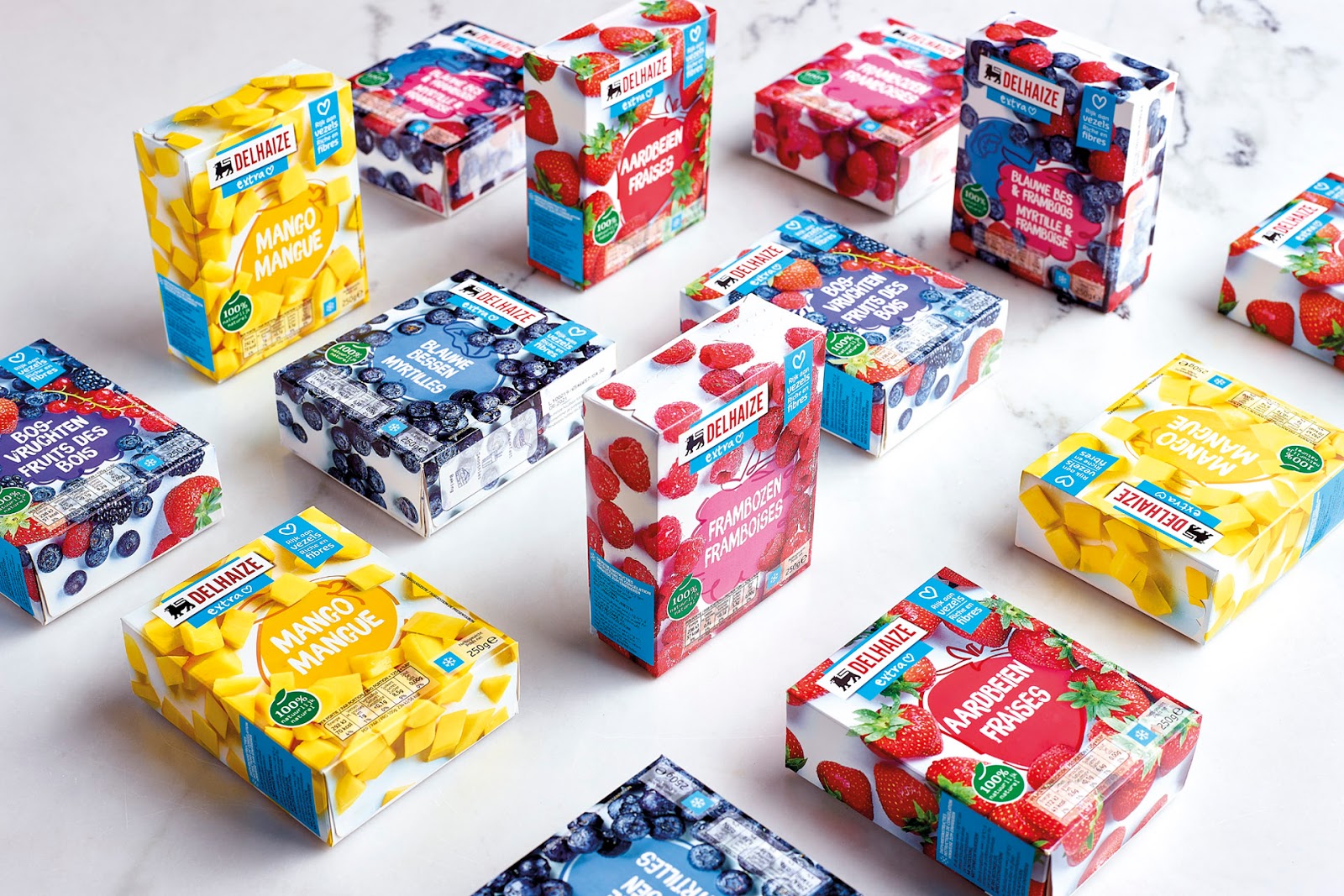 Delhaize Frozen Fruit Packaging Of The World