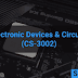 Electronic Devices & circuits (CS-3002)