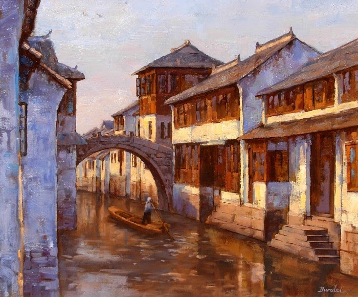Китайский художник. Rulei Bu