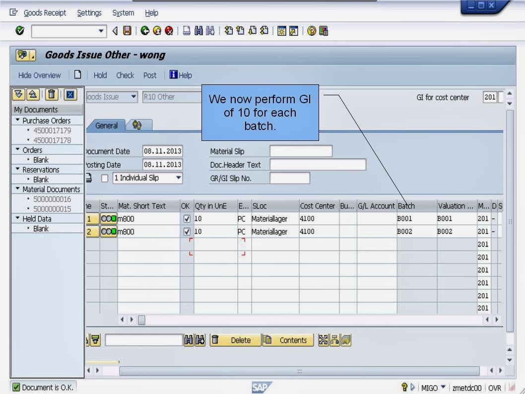  SAP Froggy s SAP Sharing Batch With Automatic Valuation Type