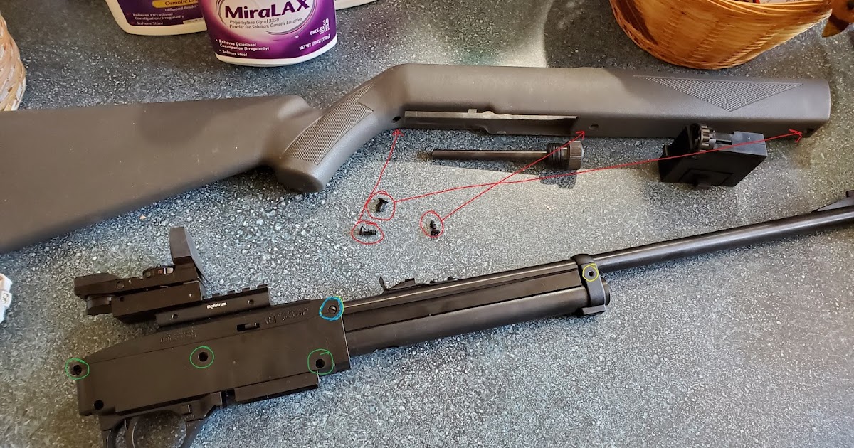 Sean's Wargames Corner: Field stripping a Crosman 1077 pellet rifle