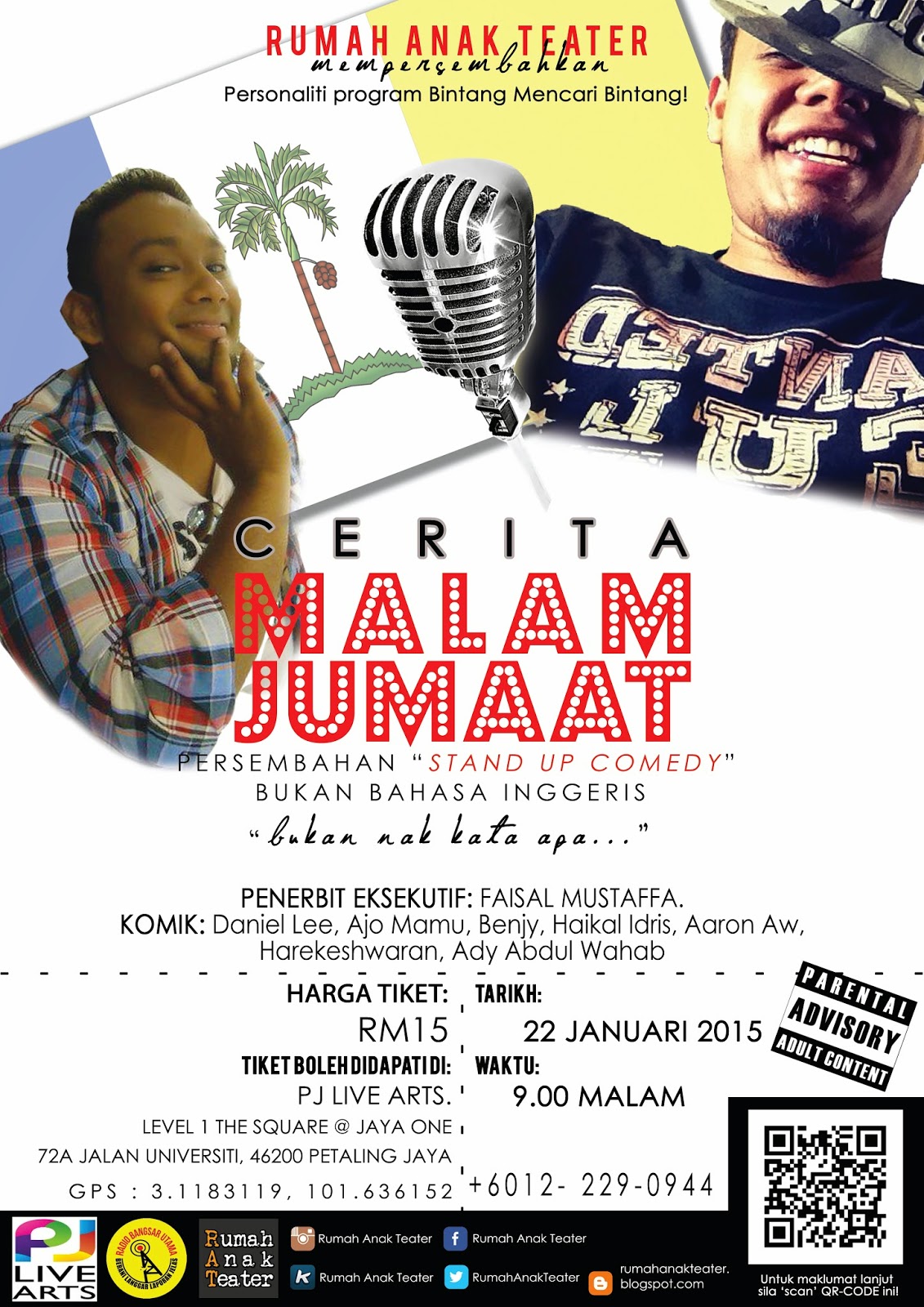 Rumah Anak Teater: CERITA MALAM JUMAAT 22 JANUARI 2015