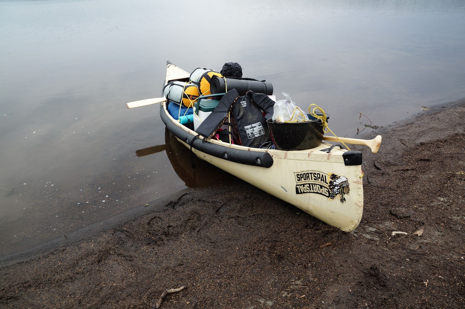 Veils of Kali's Myst 12ft Sportspal canoe = Happiness