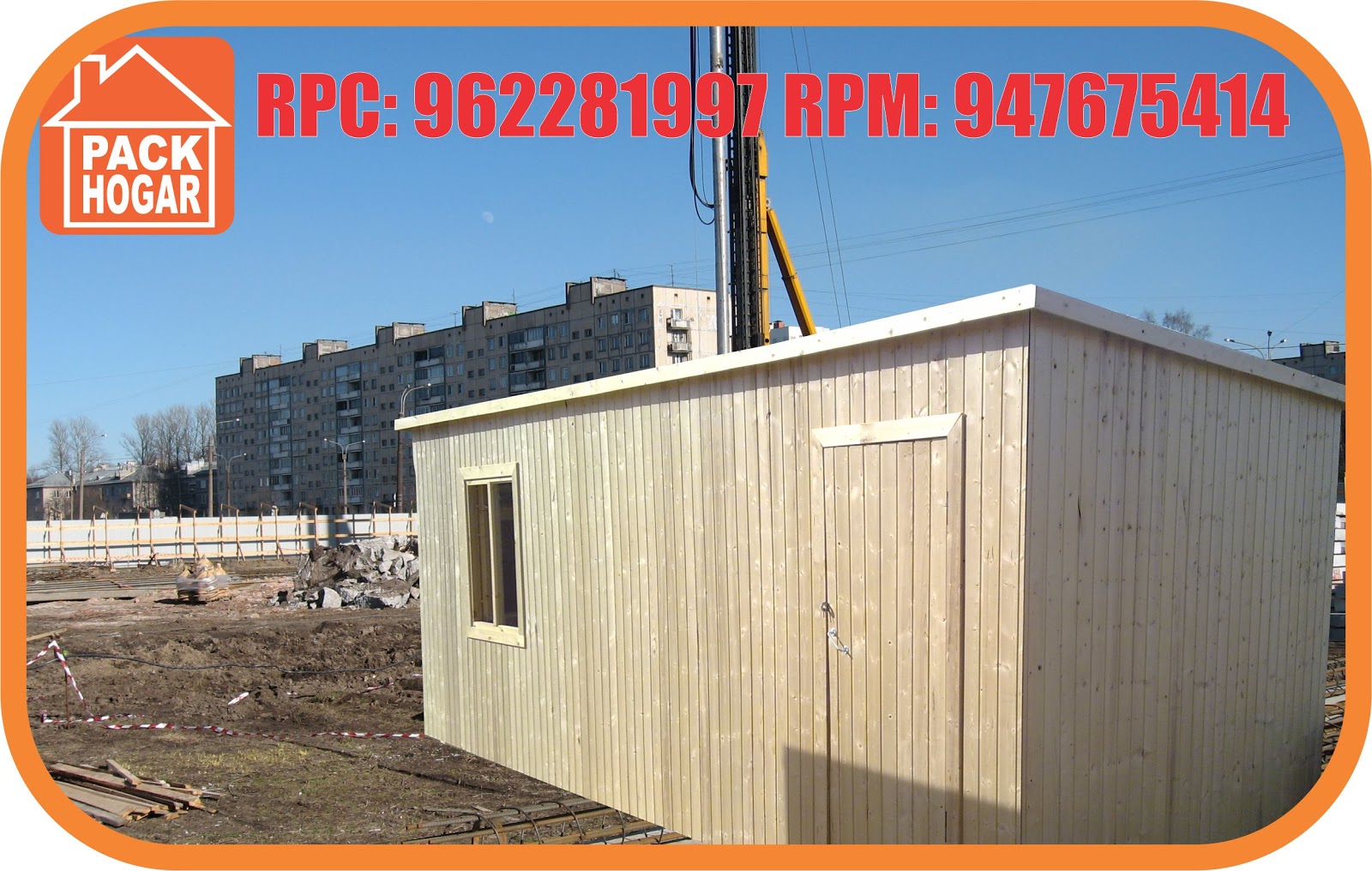 casetas prefabricadas para oficinas en obras - PACKHOGAR