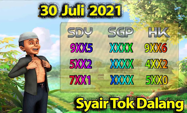 Prediksi Syair Hongkong 30 Juli 2021 Syair Togel Pangkalantoto