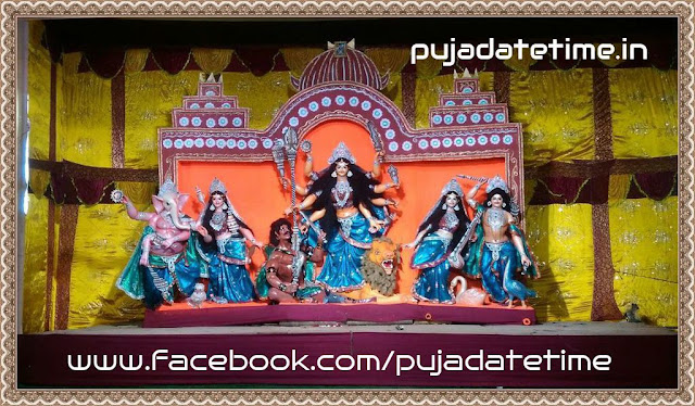 Sarbajanin Durga Puja Pandal in Kushmandi, Live Photo 