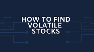 How to find volatile stocks for day trading in India
