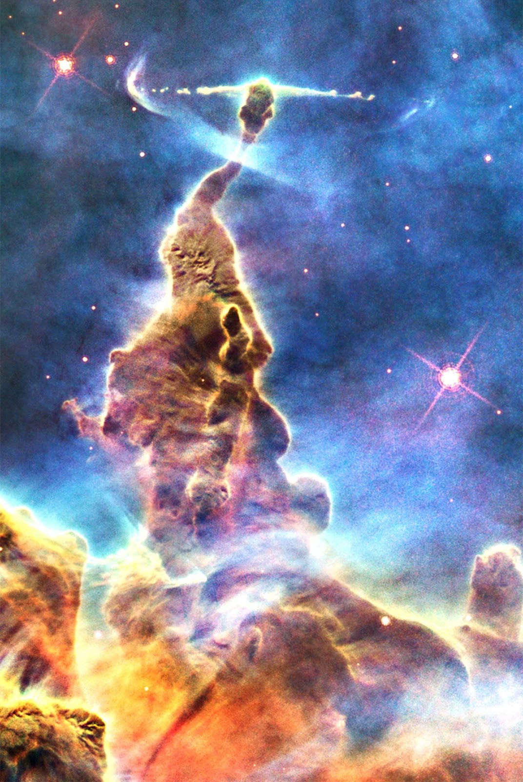 Hubble Telescope Wallpaper Mystic Mountain