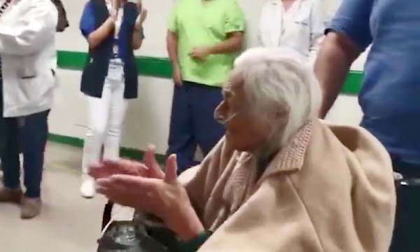 Doña Mary de 103 años vence sin dificultad al Coronavirus en hospital de IMSS Doña Mary de 103 años vence sin dificultad al Coronavirus en hospital de IMSS