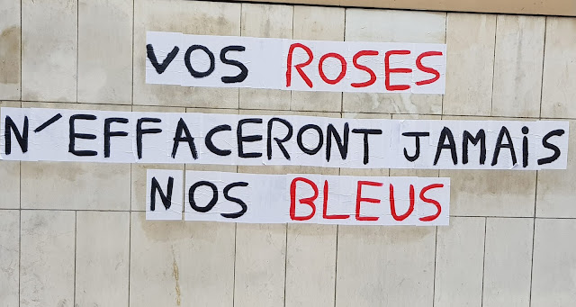 combat contre violences faites femmes s'affiche murs Rouen