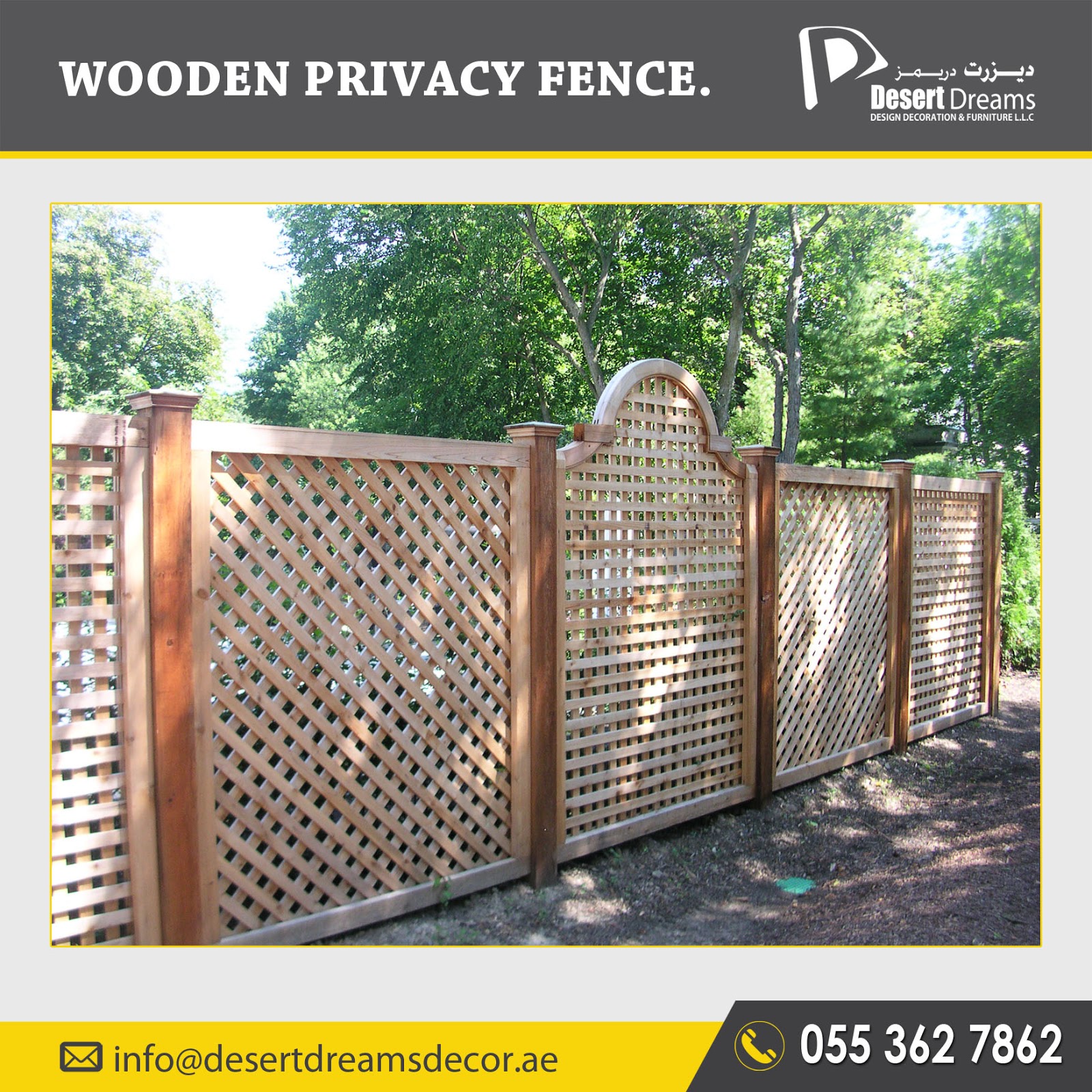 Wooden Fence Dubai Wooden Fence Abu Dhabi Wooden Fence Uae. RENTAL