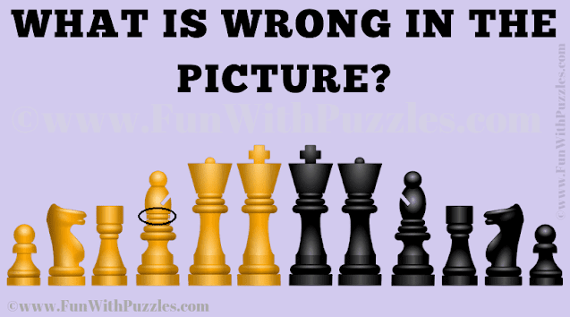 Chess Puzzle: Spot the Mistake in the Chess Pieces-Answer