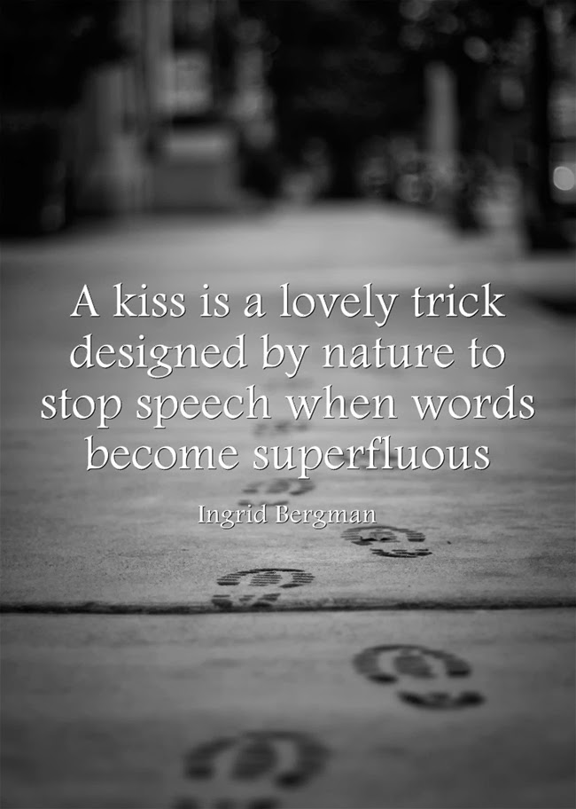 a kiss is lovely trick