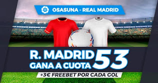 Paston Megacuota Osasuna vs Real Madrid 6-1-2021 Paston Megacuota Osasuna vs Real Madrid 6-1-2021