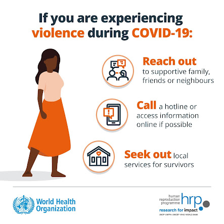 Domestic Violence advice from the World Health Organistion - get help, don't suffer