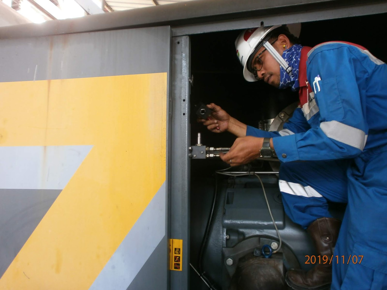 Trouble Shoot Air Compressor Atlas Copco Model ZR750 Tidak Dapat