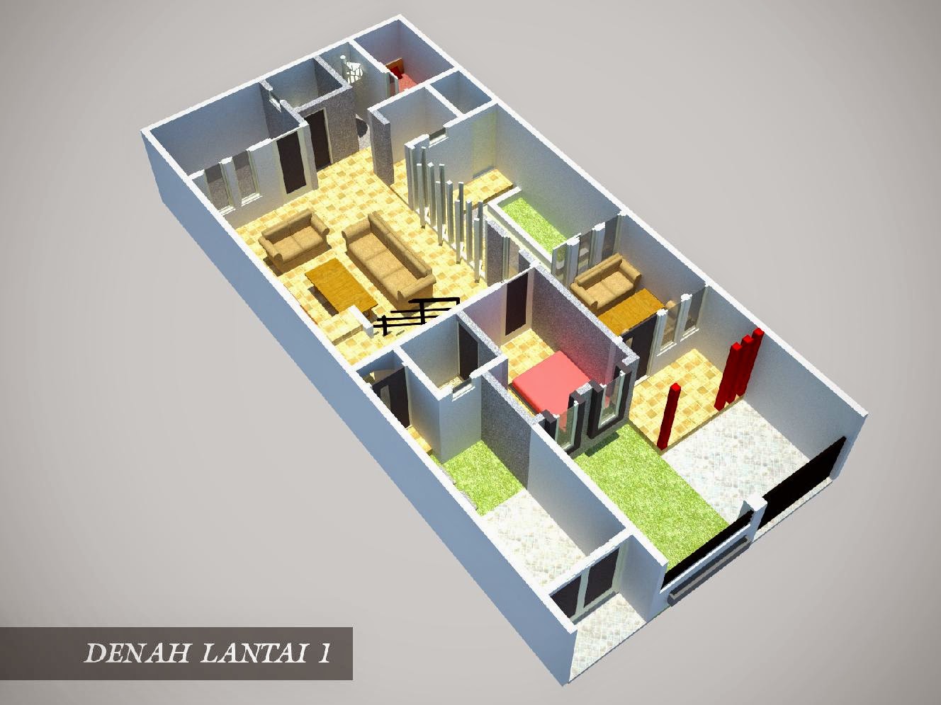 Rumah Minimalis LIS Rumah Minimalis 5 X 10 M