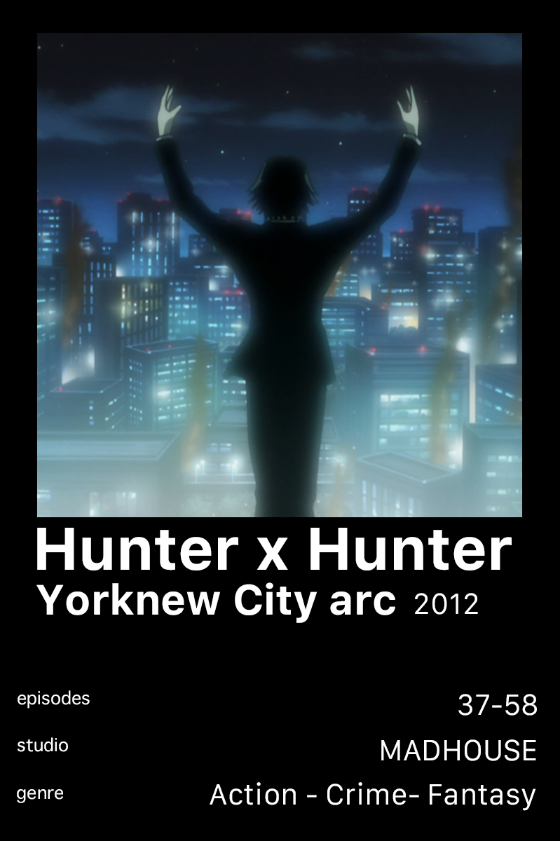 Hunter x Hunter Yorknew City arc
