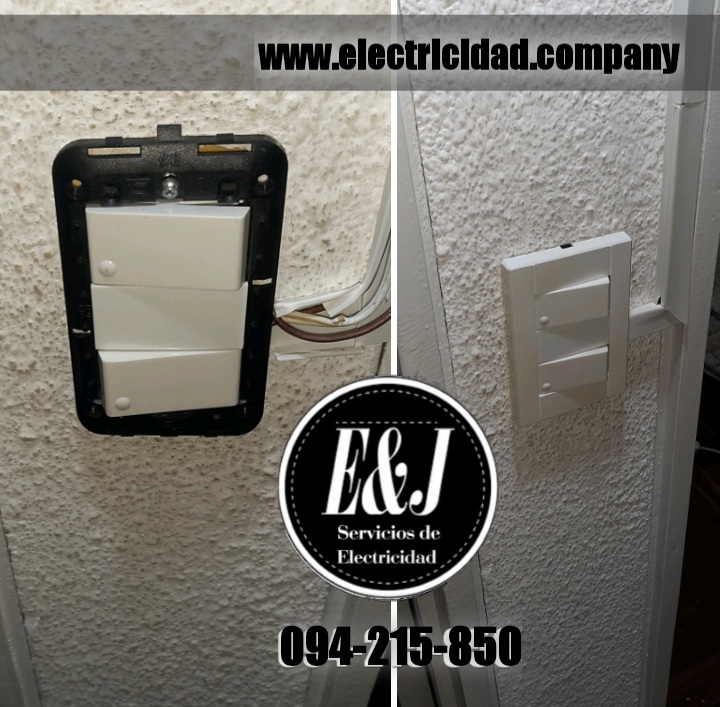 Colocación de apliques desde