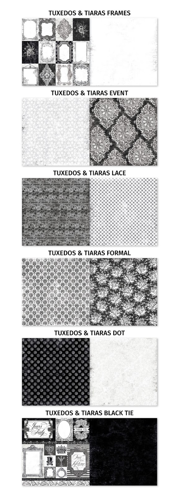 The BoBunny Blog Tuxedos & Tiaras by BoBunny