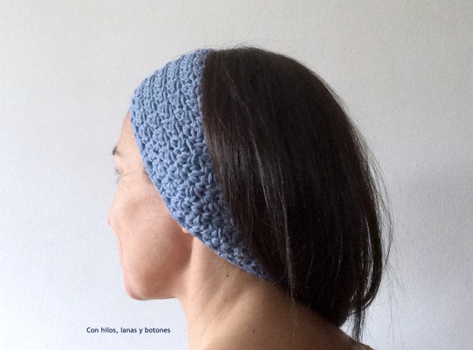 Con hilos, lanas y botones: Cinta aperta - cinta ancha para el pelo (patrón gratis)