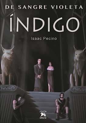 Promoción de libros: De sangre violeta-índigo,  Isaac Pecino (Edeta Editorial, 2019)